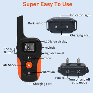 <span class=keywords><strong>Collar</strong></span> de Adiestramiento para Perros Personalizable con Alcance de 3300 Pies, Resistente al Agua, con Sonido, Vibración y Descarga Eléctrica, con Control Remoto para Perros de Todos los Tamaños - Product Image 5
