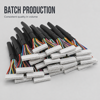 Connecteur Circulaire Étanche JINQI HERE 16 Broches SD28 vers XH2.54 16P, Faisceau de Câblage Terminal, Prise Aviation, Vente en Gros OEM ODM