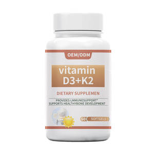 Oem/Odm Vitamine D3 + K2 Softgel Capsules Premium Voedingssupplement - Product Image 1
