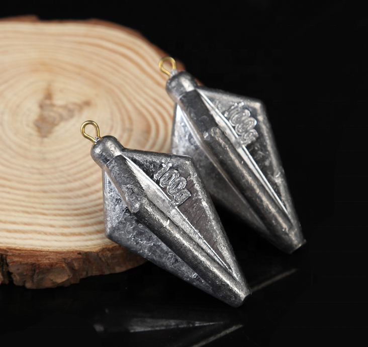 Cone Sinkers TOPIND Carambola Shape Bullet Lead Sinker