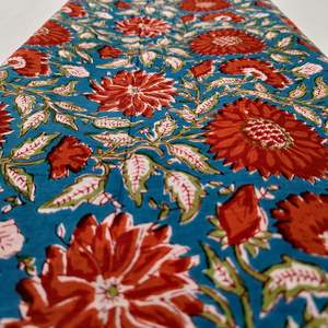 Tela Voilecotton Trade Star de 120 GSM, Peso Medio, Estampado Floral, para Manualidades, Costura y Confección, Ecológica, Estampado Sanganeri para Niñas - Product Image 5