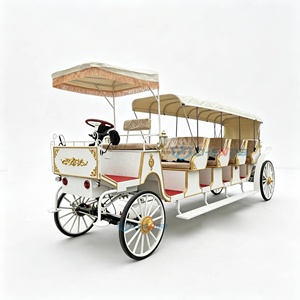 Wedding Electric Horseless Carriage/Christmas Romantic Sightseeing Horse Carriage/electric Sightseeing Horse Buggy - Product Image 5