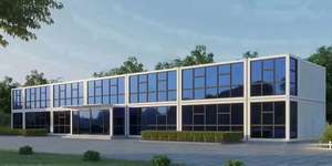 กล่องโลจิสติกคอนเทนเนอร์แบบพับได้กล่องโลจิสติกที่ทันสมัยสำหรับใช้งานในโรงแรมติดตั้งง่ายกันน้ำปลอดภัยทำจากแผงแซนวิช - Product Image 6