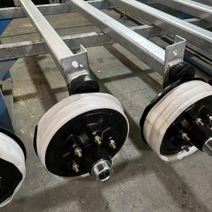 Nhà Máy Cung Cấp Trailer Hệ Thống Treo Trục Mỹ Phong Cách Tùy Chỉnh 8 Bu Lông 7000 Lb Xoắn Trailer Trục Với 12 "Phanh - Product Image 2