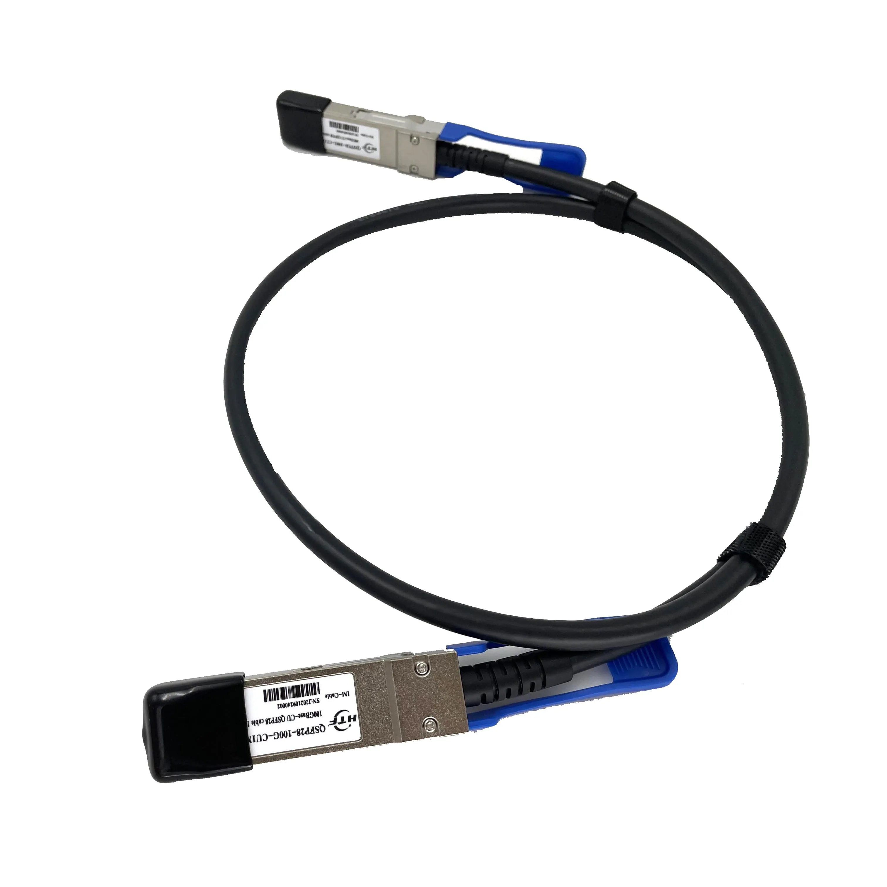 Fixação direta passiva twinax de cobre, cabo sfp + dac de 10g 25g 40g 100g