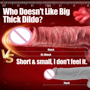 Juguete Sexual Vibrador con Forma de Dildo Realista de Silicona para Mujeres y Parejas, Estimulación Anal y del Punto G, 10 Modos de Vibración - Product Image 2