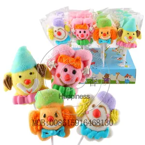 35g Sweet Lovely Shape Marshmallow Lollipop Candy