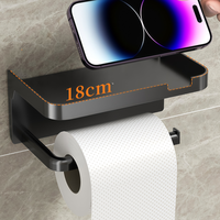 Porte-rouleau de papier toilette sans perçage, auto-adhésif, support de rangement mural pour la maison