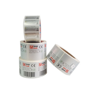 Tùy chỉnh không thấm nước PET kim loại sản phẩm điện tử nhãn - Product Image 6