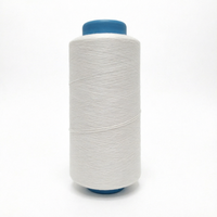 Fil de polyester 100% texturé mélangé teint, peigné, filé à l'anneau, écologique, cardé, pour tricot et tissage NE 16 2 20 2 32 2