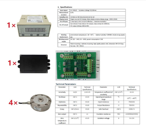 เซ็นเซอร์วัดน้ำหนักแบบแพนเค้กสำหรับรถบรรทุก LCLF-B02 ขนาด 500 กก. 1 ตัน 10 ตัน 50 ตัน ชุดอุปกรณ์ LCLF-B02-KIT เซ็นเซอร์วัดน้ำหนักแบบแพนเค้กสำหรับรถบรรทุก LCLF-B02 ขนาด 3 - Product Image 1
