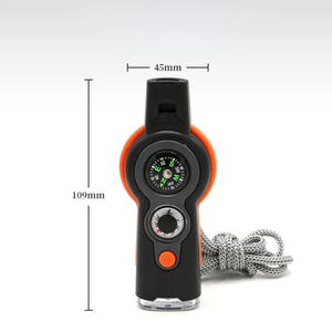 <span class=keywords><strong>Kit</strong></span> de supervivencia multifuncional para exteriores 7 en 1 con cordón, brújula, silbato de emergencia, linterna para acampar y hacer senderismo - Product Image 2