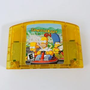 Cartouche de jeux vidéo rétro <span class=keywords><strong>Simpsons</strong></span> Kart 64 N64, version américaine, langue anglaise pour N64 - Product Image 2