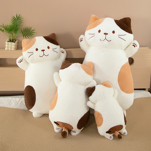 ตุ๊กตาแมวน่ารักสไตล์ใหม่ ตุ๊กตาแมวชีส ของเล่นตุ๊กตาสัตว์นุ่มนิ่ม หมอนข้างขนาดใหญ่สำหรับเด็กผู้หญิง บรรจุใยฝ้าย PP ของขวัญวันเกิด - Product Image 5
