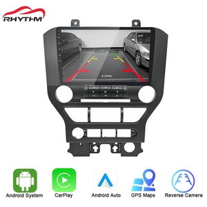 กล้องมองหลัง Rhythm HD พร้อมระบบแฮนด์ฟรี วิทยุ FM เสถียร ใช้งานง่าย จอ 9 นิ้ว เครื่องเสียงติดรถยนต์ ความเสี่ยงข้อบกพร่องต่ำ สำหรับรถฟอร์ด มัสแตง - Product Image 1