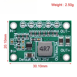 CA1235 3A ปรับพลังงานได้โมดูล <span class=keywords><strong>CA</strong></span>- 1.25V 1.5/1.8/ 2.5/3.3V 5V เอาต์พุต5-16V แหล่งจ่ายไฟแบบ Step-down - Product Image 2