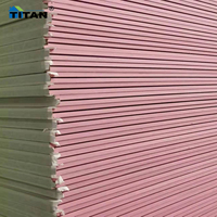 Panneau de gypse pour cloisons sèches Panneau de plafond en plâtre résistant à l'eau 2440mm x 1220mm x 18mm Panneau de gypse 3/4 pouces