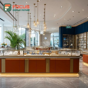 Exhibidor de Joyería Minimalista para Interiores de Tiendas, Mostrador de Exhibición con Marco Metálico para Tiendas de Marca - Product Image 2