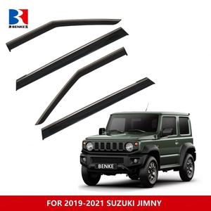 4 déflecteurs de vent pour voiture SUZUKI JIMNY 2019-2021, déflecteurs de vent personnalisés, pare-pluie - Product Image 2