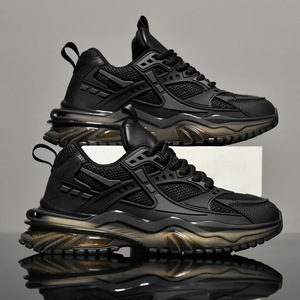 Nouvelles chaussures de sport tendance pour hommes - matériau en mesh pour une respirabilité optimale, grandes tailles, chaussures de course décontractées - Product Image 3