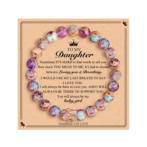 Moda 59 estilos piedra Natural Besties <span class=keywords><strong>amistad</strong></span> pulsera curación piedra corona pulsera para regalo del Día de San Valentín - Product Image 4