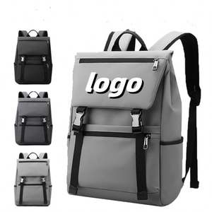 Sac à dos d'étudiant, sac à dos décontracté pour ordinateur portable, sac de sport imperméable pour voyage en plein air, logo personnalisé, 10 pièces, fabriqué en usine - Product Image 1