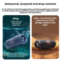 FLIP7 Kaléidoscope Septième Génération Portable Sans Fil pour Flip 6, Étanche en Plastique, Son Puissant, Extérieur, Mini Horloge