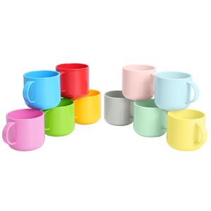Taza <span class=keywords><strong>de</strong></span> polímero <span class=keywords><strong>de</strong></span> sublimación en blanco 6oz leche Agua té niños <span class=keywords><strong>tazas</strong></span> polímero personalizado taza colorida con asa - Product Image 5