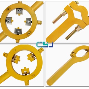 Llave de tamaño mediano universal ajustable para extracción de cilindros hidráulicos de excavadoras y bulldozers, herramienta para tuercas de junta de cilindro hidráulico - Product Image 6