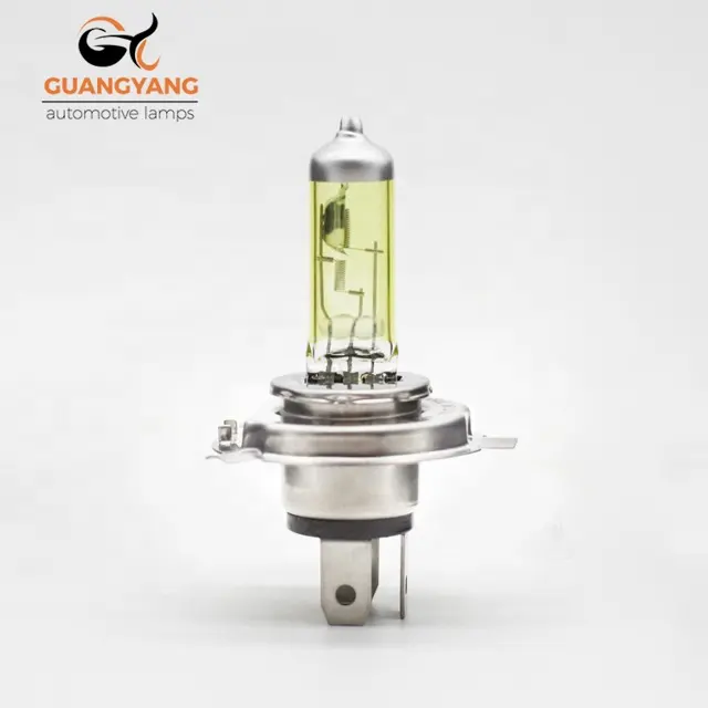 Fagis Original Beste Qualität H4 Lampe 12 V 60 / 55 W P43T Auto Scheinwerfer Lampe 9003 Auto Halogenlampe gelb