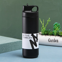 Thermos isotherme en acier inoxydable à double paroi, anti-fuite, 550 ml, avec boîte de couleur personnalisée, bouteille d'eau de sport et de fitness