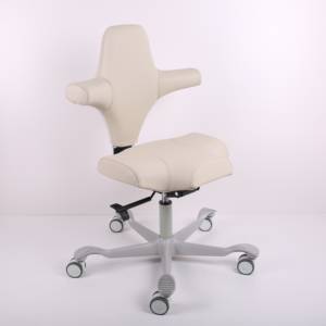 Premium Steriele Ergonomische Moderne Laboratoriumstoel Medische Kruk Tandarts Tweehandig Ontwerp Gratis Hand Pu Workshopschool - Product Image 5