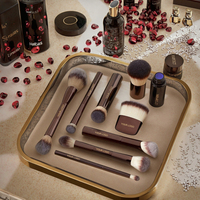 Ensemble de 19 pinceaux de maquillage professionnels de luxe à double embout, comprenant tous les pinceaux Hour Glass