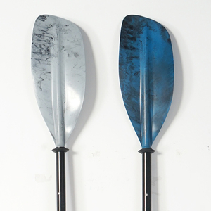 Paddle da viaggio impacchettabile in fibra di vetro con chiusura a scatto 4 pezzi per Kayak gonfiabile pieghevole Kayak Packraft - Product Image 3