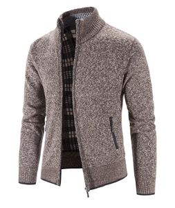 Giacca Maglione Moda Uomo Autunno Inverno con Zip, Manica Lunga, Casual, Vendita all'Ingrosso Personalizzata - Product Image 4