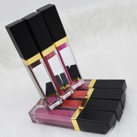 Vente en gros personnalisé 49 couleurs vegan label privé brillant à lèvres mat imperméable à l'eau à base de minéraux nude brillant à lèvres miroir liquide rouge à lèvres