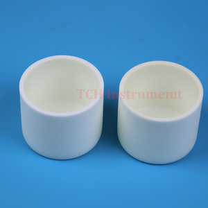 ถ้วยหลอมเซรามิกอะลูมินาทรงกระบอก 60x100 มม. 200 มล. หลอดทนไฟสำหรับห้องปฏิบัติการ - Product Image 4