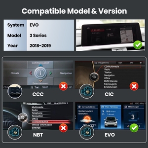 หน้าจอสัมผัสรถยนต์ขนาด 12.6 นิ้ว รุ่น Rhythm Quantum Dot ระบบ Linux 5.4 รองรับ Wireless Carplay สำหรับรถยนต์ BMW ซีรีส์ 3 รุ่น F30 F35 ปี 2018-2019 ระบบ EVO - Product Image 2