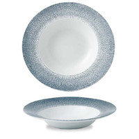Bol à pâtes Raku bleu 24 cm, intérieur 13,5 cm, Churchill Studio Prints