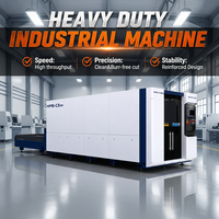 Machine de découpe laser à fibre CNC industrielle Han's Laser 3015 pour plaques d'acier 3000W 6000W