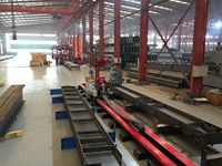 Brazo robótico ZMDE de 6 ejes Industrial H Beam Robot de soldadura de arco sumergido automático Estación de soldadura Tipo riel de tierra