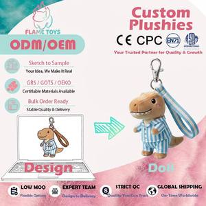 Llavero <span class=keywords><strong>de</strong></span> Peluche Personalizado <span class=keywords><strong>de</strong></span> T-Rex, Peluche <span class=keywords><strong>de</strong></span> Dinosaurio 3D <span class=keywords><strong>para</strong></span> Regalo Escolar o <span class=keywords><strong>de</strong></span> Carnaval <span class=keywords><strong>para</strong></span> Niños, con Certificación CE - Product Image 1