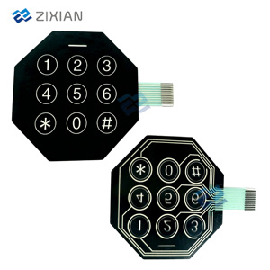 Claviers <span class=keywords><strong>à</strong></span> <span class=keywords><strong>membrane</strong></span> et interrupteurs <span class=keywords><strong>à</strong></span> <span class=keywords><strong>membrane</strong></span> OEM pour panneaux de commande, utilisés dans les claviers électroniques intelligents pour équipements mécaniques - Product Image 2