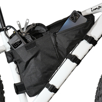 Sac de cadre de vélo portable personnalisé en gros, sac de vélo triangulaire imperméable, sac de rangement pour le cyclisme, sac de sport pour le VTT unisexe