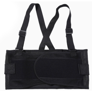 Cinturón de Soporte Lumbar Ajustable y Transpirable con Clips para Pantalones, Tirantes Extraíbles, Soporte para la Espalda, Goma Natural y PVC de 1.5cm, para Fitness y Seguridad - Product Image 2