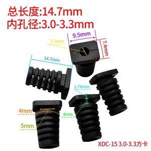 Selubung Kabel Spiral PVC <span class=keywords><strong>3</strong></span> mm Pelindung Boot Kabel Karet Lunak untuk Steker Penerbangan dengan Fitur Pereda Tekanan - Product Image 3