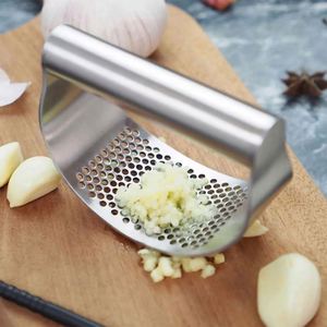 Hot Selling <b>Kitchen</b> <b>Gadgets</b> 430 Stainless Steel Manual Garlic Presses Rocker Easy to Clean OEM ODM Acceptable - Product Image 2