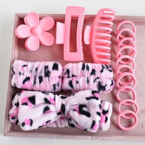 Custom Eco-Friendly Plastic Hair Tie Sets with Embroidered Headbands, Ideal for Promotions & Household <b>Gifts</b> - Product Image 1