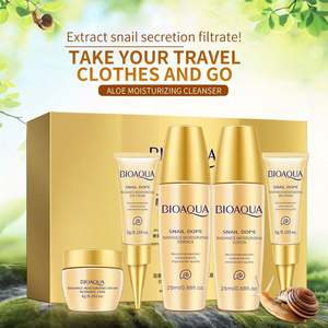 BIOAQUA Usine En Gros Beauté Cosmétiques Hydratant Serrure Eau Nettoyant Pour Le Visage Toner Lotion <span class=keywords><strong>Bb</strong></span> <span class=keywords><strong>Crème</strong></span> Escargot Ensemble De Soins De La Peau - Product Image 4