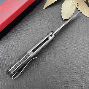 มีดพับ Ker shaw Camshaft 1370 รุ่นคาร์บอนไฟเบอร์ ใบมีดเหล็ก D2 สำหรับกิจกรรมกลางแจ้ง EDC มีดแคมป์ปิ้ง มีดกู้ภัย มีดเอาตัวรอด - Product Image 2